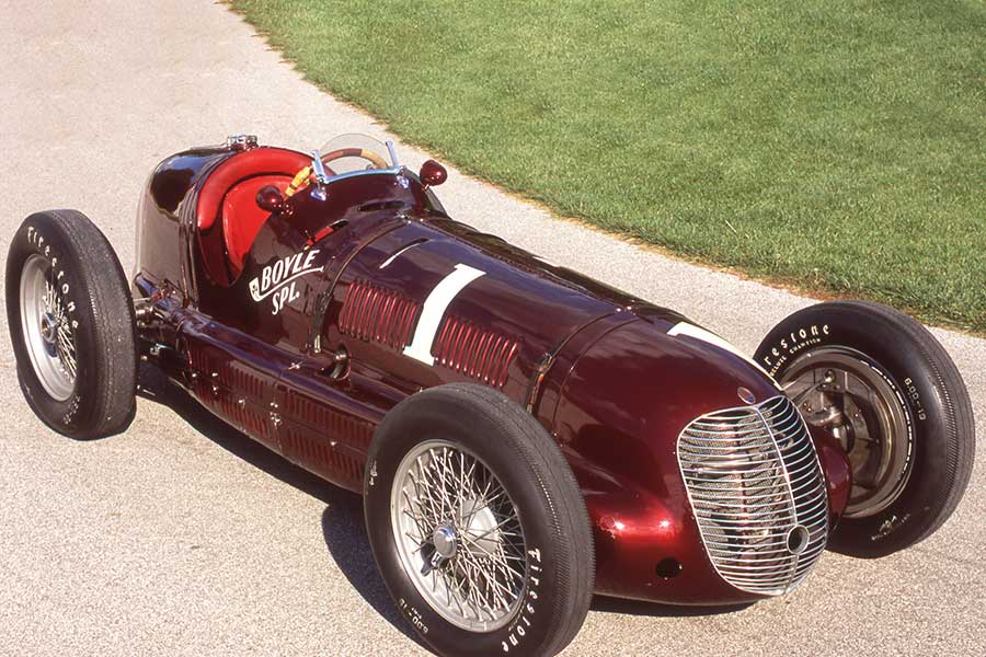 Maserati 8CTF, historischer Grand-Prix-Rennwagen aus dem Archiv des Clubs